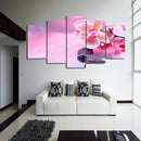 Tableau orchidée rose