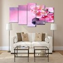 Tableau orchidée rose