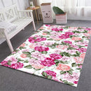 Tapis fleuri et coloré