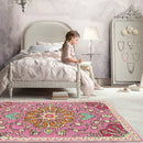Tapis fleuri fille