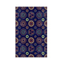 Tapis fleuri psychédélique