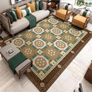 Tapis floral geometrique