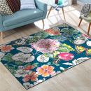 Tapis motif fleuri