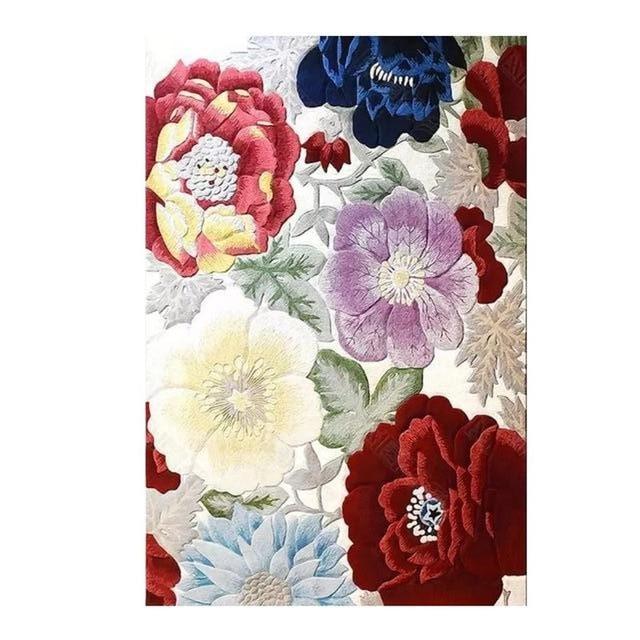 Tapis motif floral