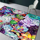 Tapis multicolore fleurs